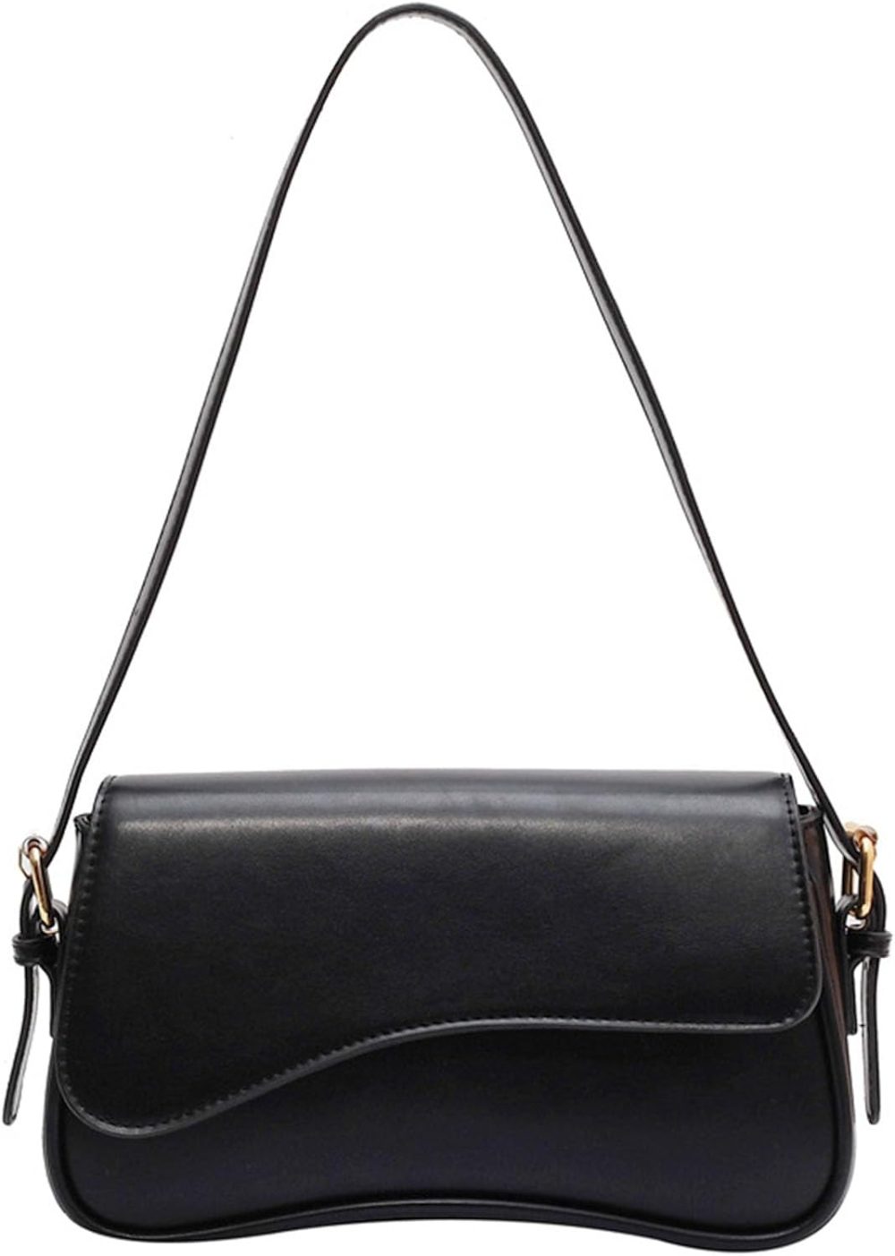 Shoulder Bag for Women  Trendy Purse Vegan  Hobo Handbags Clutch Saddle Bag with 2 Removable Strap