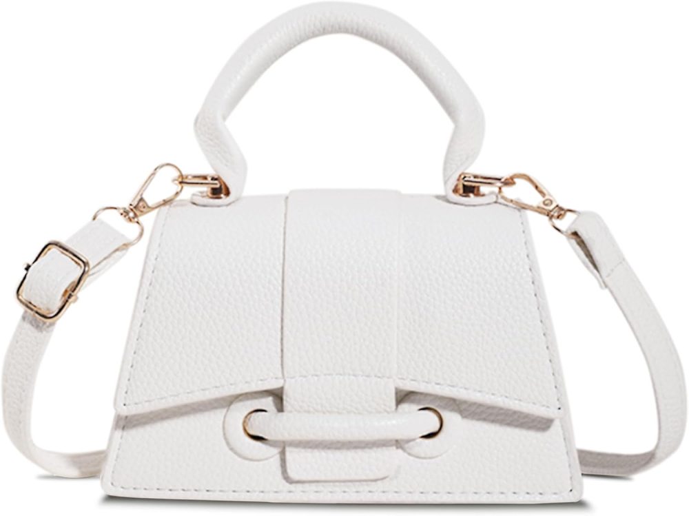 Mini Purses for Women Cute Top Handle Crossbody Bag Stylish Tiny Clutch Handbag with Strap