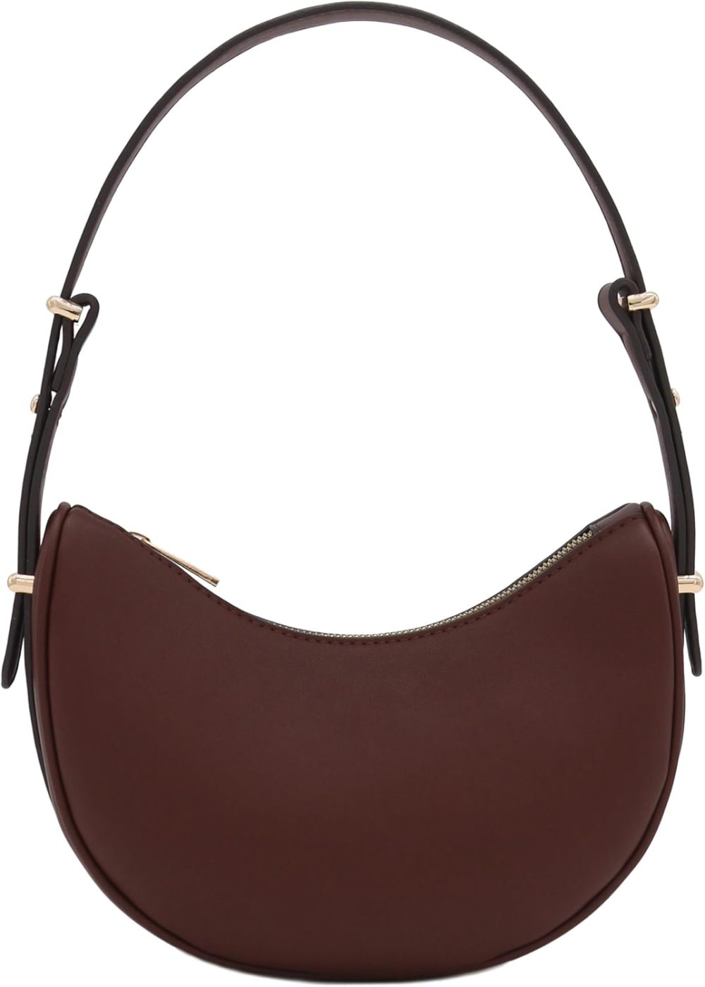 Small  Smooth PU Leather Underarm Shoulder Bag