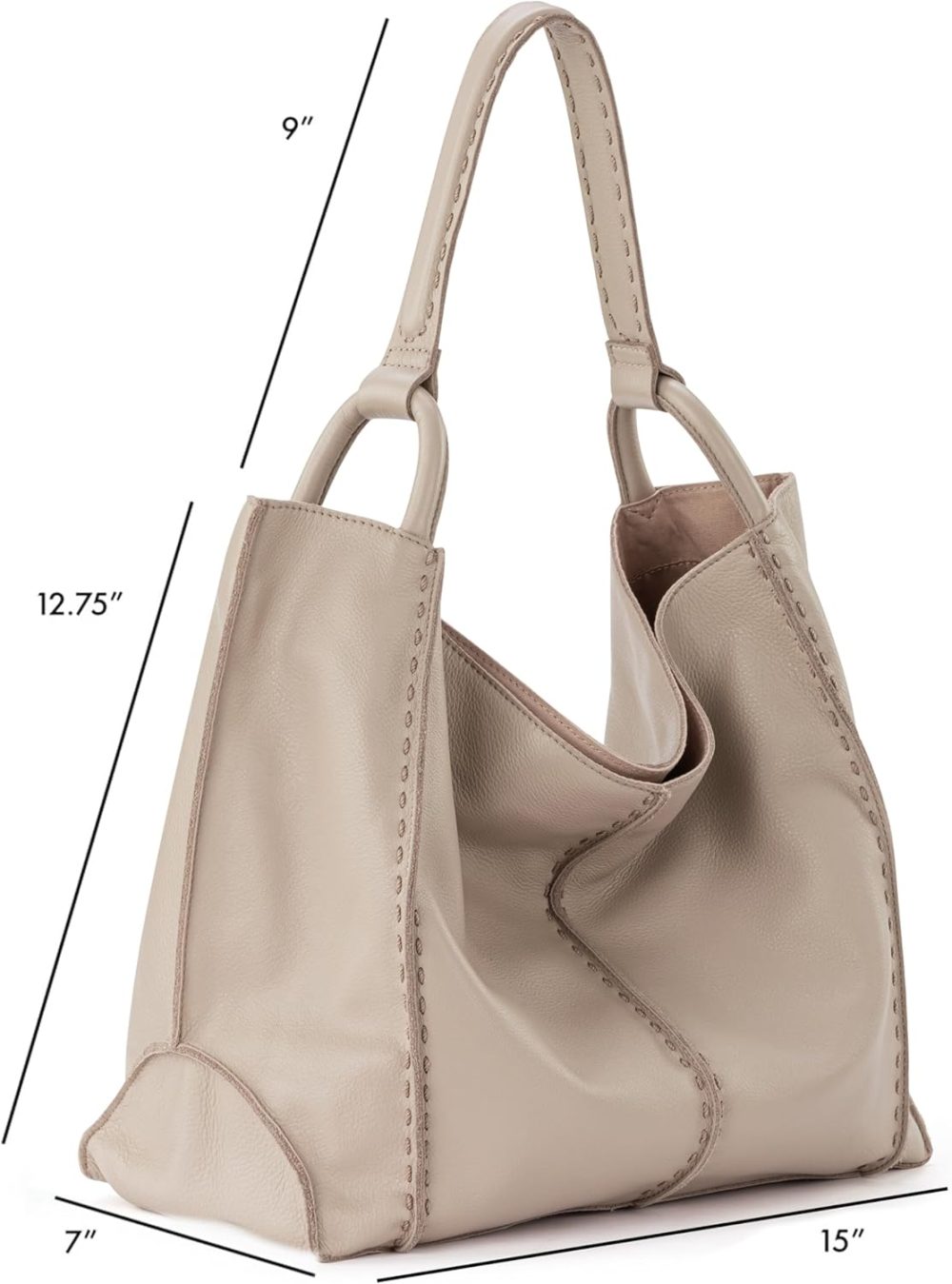 The Large Tote Bag - Woman's Purse For Everyday, Travel, Beach Bag - Roomy Handbag With Shoulder Bag Strap - Image 2